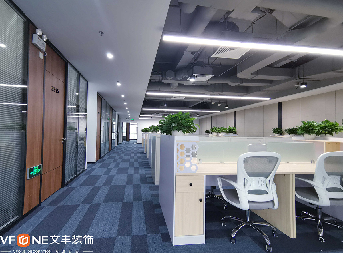 深圳辦公室裝修設(shè)計實景圖
